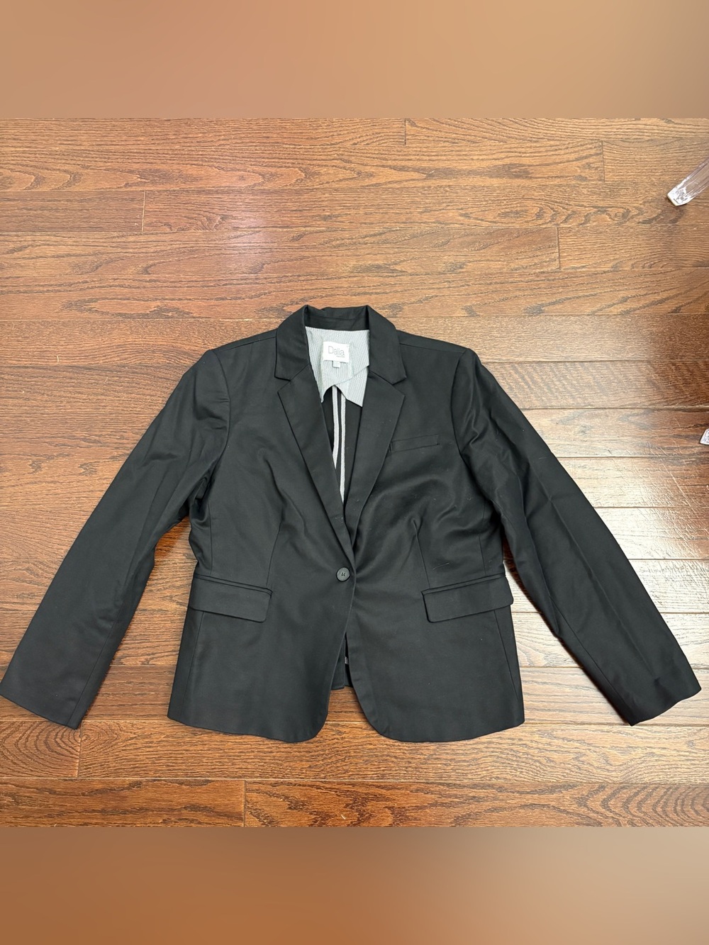 Dalia Black Single-Button Women's Blazer